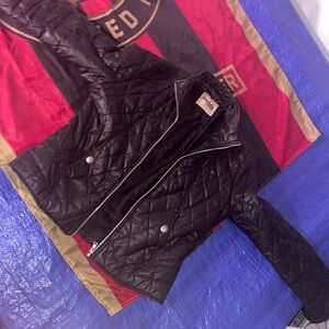 Zara Black Quilted Puffer Jacket